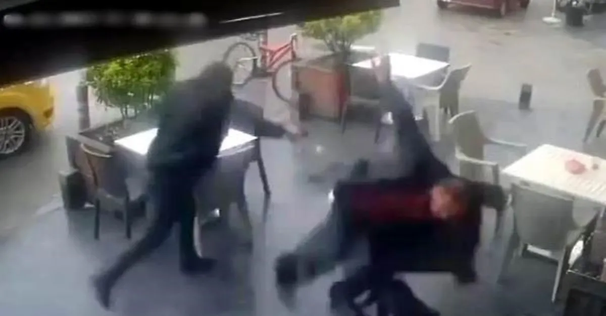 Samsun'da cinayet anı kamerada