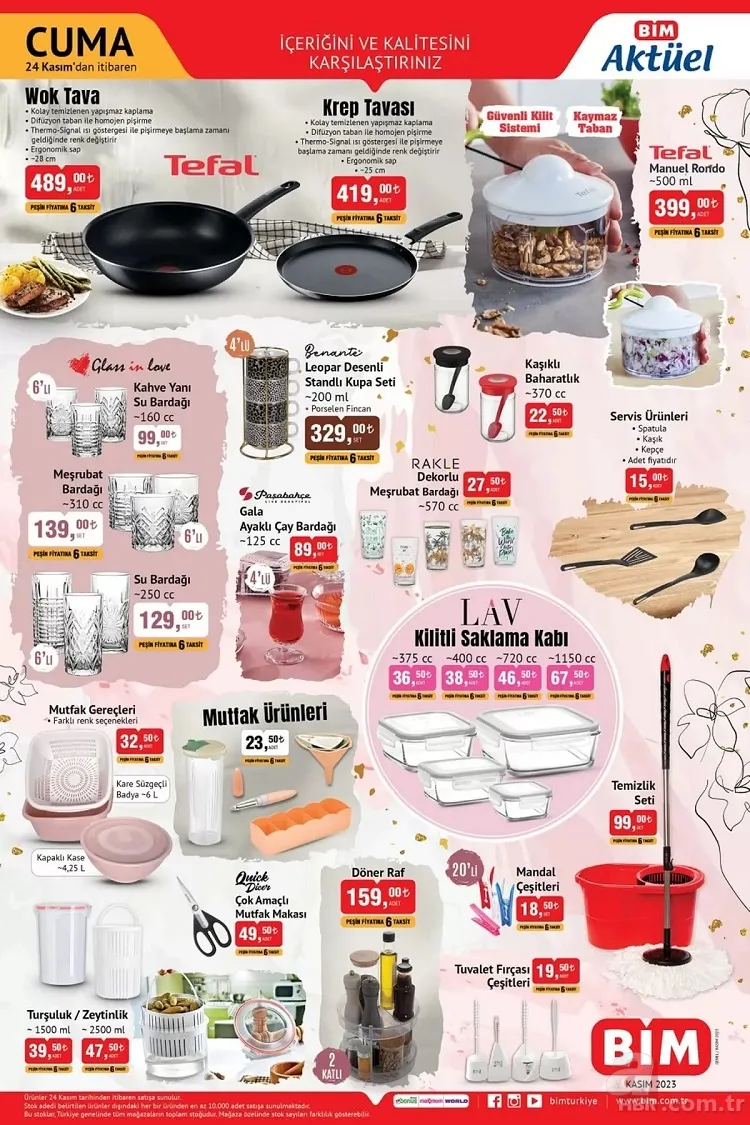 24 Kasım BİM aktüel ürünler kataloğu yayınladı! BİM’e 219 TL’ye kablosuz kulaklık,199 TL’ye saç kesme makinesi, 399 TL’ye manuel rondo ve daha fazlası geliyor 3