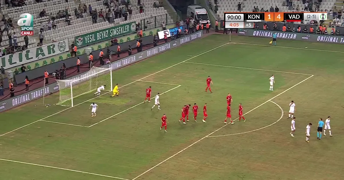 GOL | Konyaspor 2-4 Vaduz