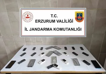 Jandarmadan kaçak telefon operasyonu