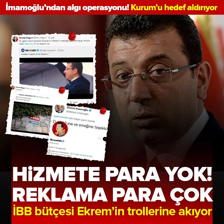 İmamoğlu İBB bütçesinden paraları trollere akıtıyor!