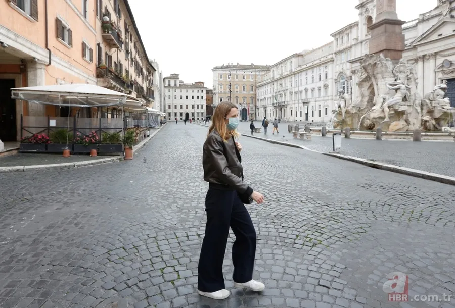 İtalya'dan korkunç koronavirüs bilançosu! İtalya sokaklarından ilginç kareler... 24