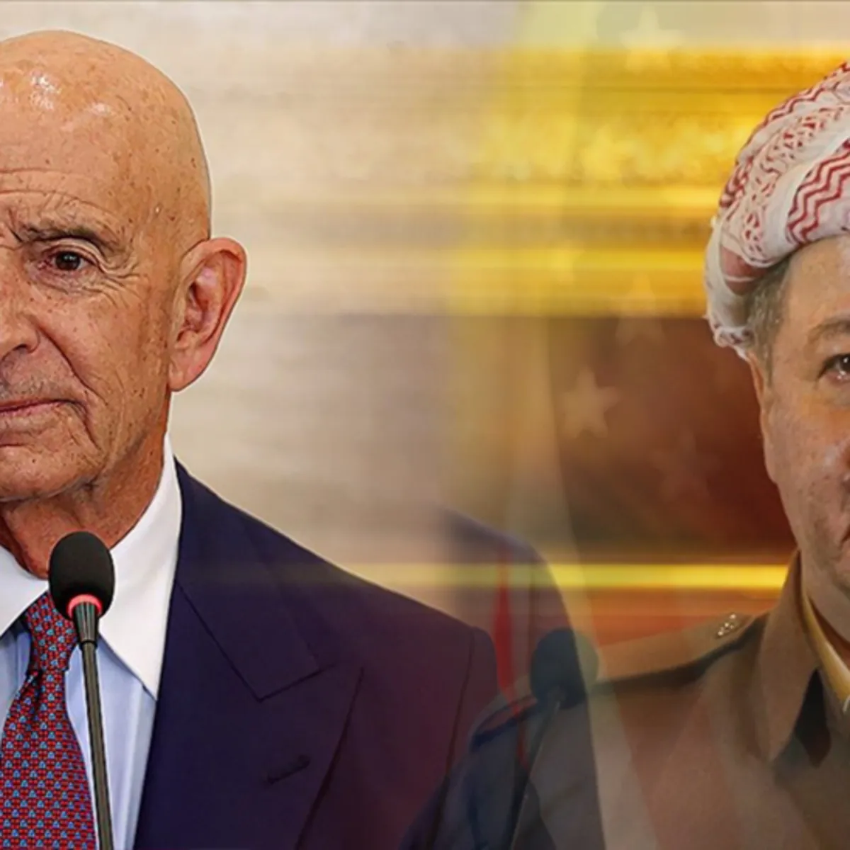 Irak ve ABD'den diplomasi trafiği! Mesut Barzani ve Tom Barrack telefonda görüştü