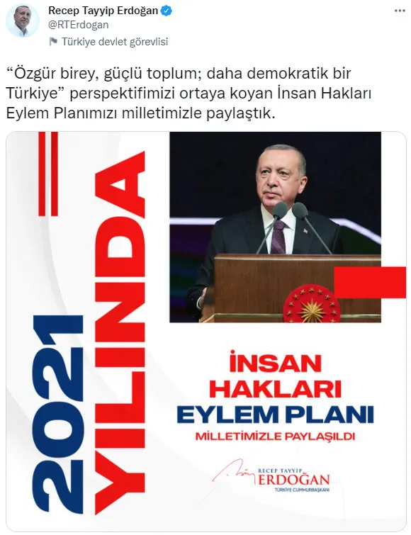 Son dakika: Türkiye 2021’de neler yaptı? Başkan Recep Tayyip Erdoğan tek tek paylaştı