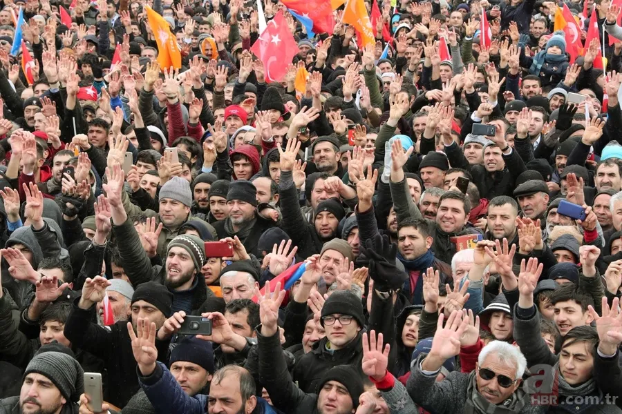 Başkan Erdoğan'a Erzurum'da sıcak karşılama 20