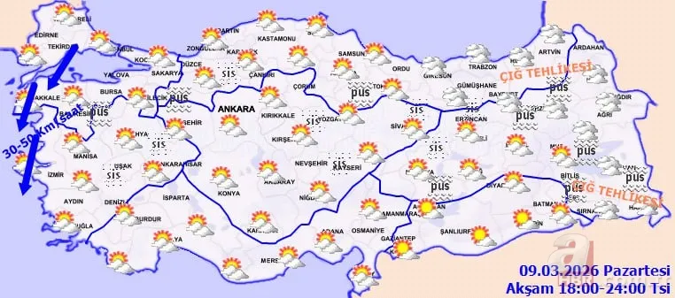 İstanbul’da poyraz etkisi donduracak! Meteoroloji yeni hafta için uyardı: Çığ, fırtına... 10