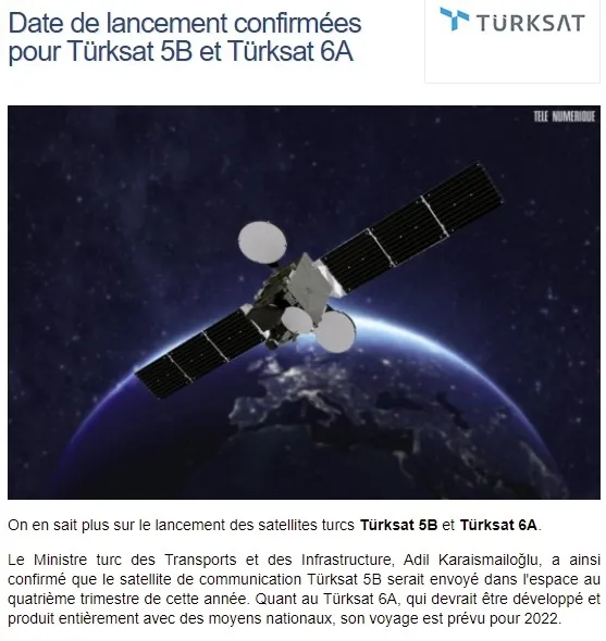 Yunan ve Ermeni örgütlerden Türkiye’yi durdurmak için skandal iftira! Türksat 5B uydusu için ABD’ye mektup