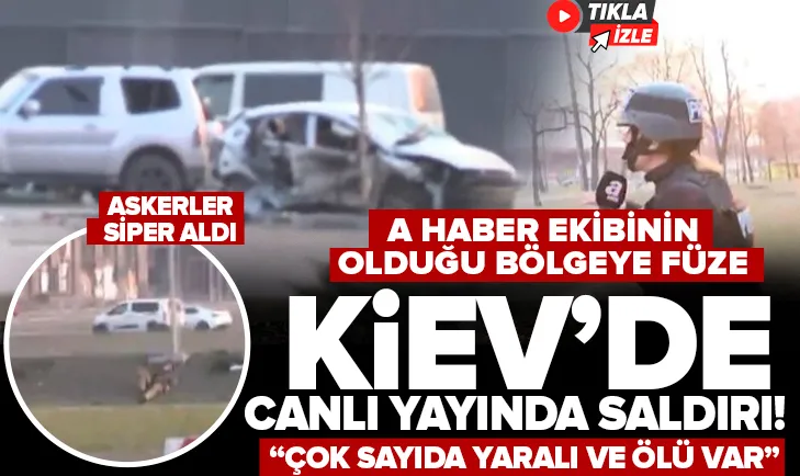 Kievde alışveriş merkezi önüne füzeli saldırı