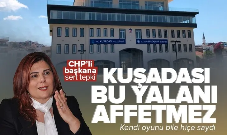 Yeşil alan sözüyle şov yapan CHP’li Aydın Büyükşehir Belediye Başkanı Özlem Çerçioğlu’na sert tepki: Kuşadası bu yalanı affetmez
