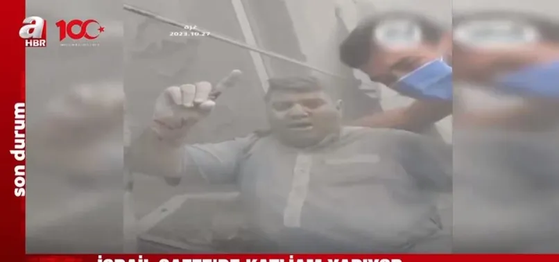 Katil İsrail Gazze'de katliam yapıyor! Alçak saldırıdan kurtuldu Kelime-i Şehadet getirdi!