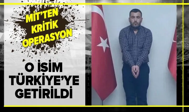 Son dakika: PKK'nın sözde lojistik sorumlusu İbrahim Parım Türkiye'ye getirildi