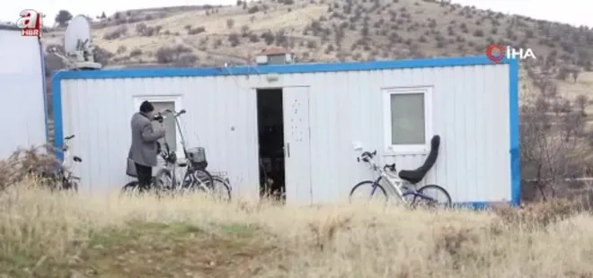 Elazığ’da ilginç bisiklet tasarımı