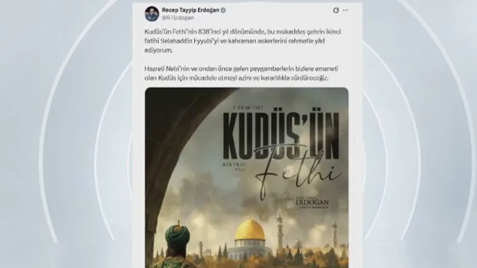 Başkan Erdoğan’dan Kudüs mesajı!