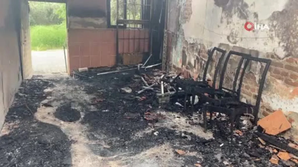 Manisa Alaşehir’de ev yangını: 1 yaralı