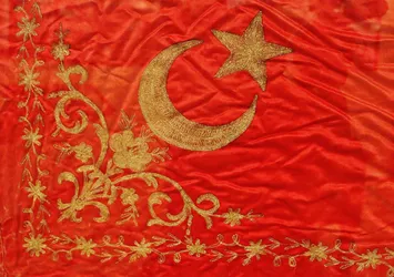 Rum kızlarının işlediği sancak müzenin baş tacı
