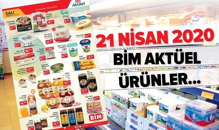BİM 21 Nisan kataloğu yayında! O ürünler damga vuracak! İşte 21 Nisan BİM aktüel ürünler kataloğu fiyat listesi