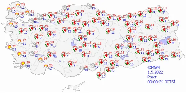 Ramazan Bayramı'nda hava nasıl olacak? 5 günlük hava durumu açıklandı | Yağmur ve soğuk hava geliyor - 9
