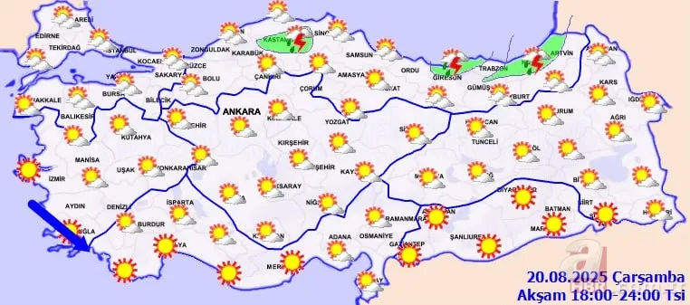 O saatler içinde sağanak yağış 15 ile vuracak! Meteoroloji gün gün paylaştı: Serinlik hafta sonunda bitecek! 40 derecelik sıcaklar... 12