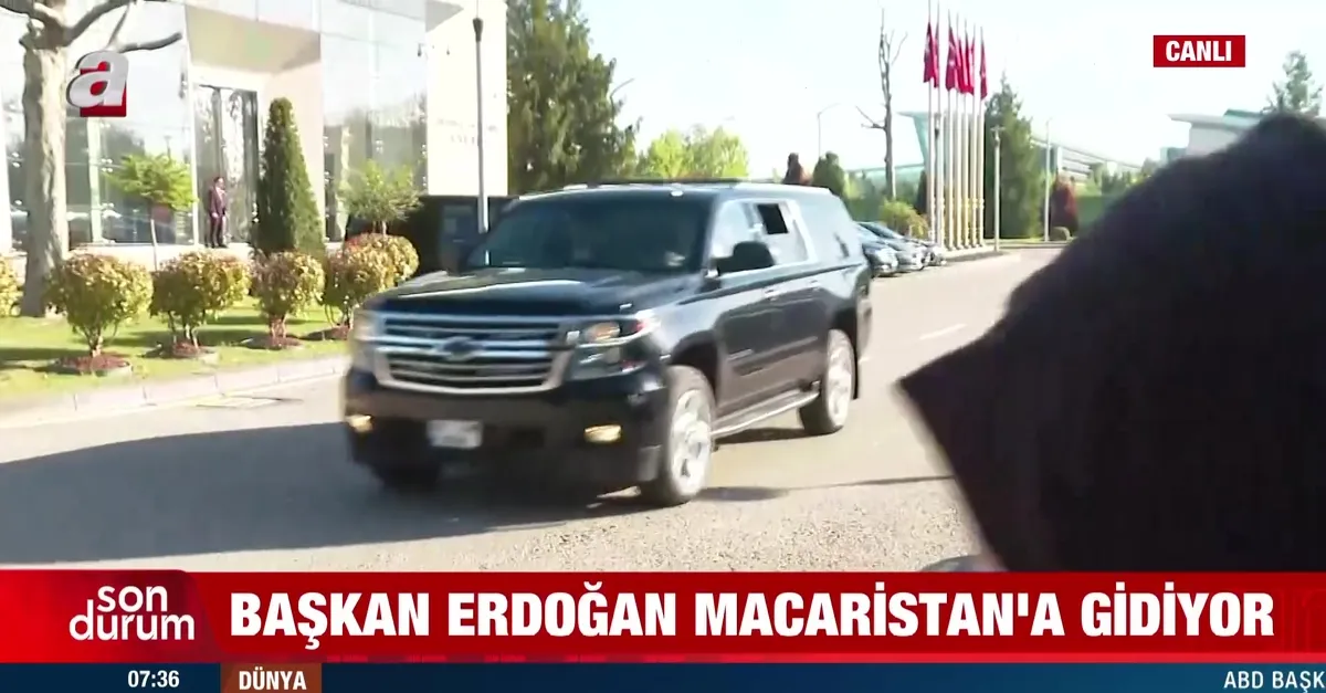 Başkan Erdoğan Macaristan'a gitti!