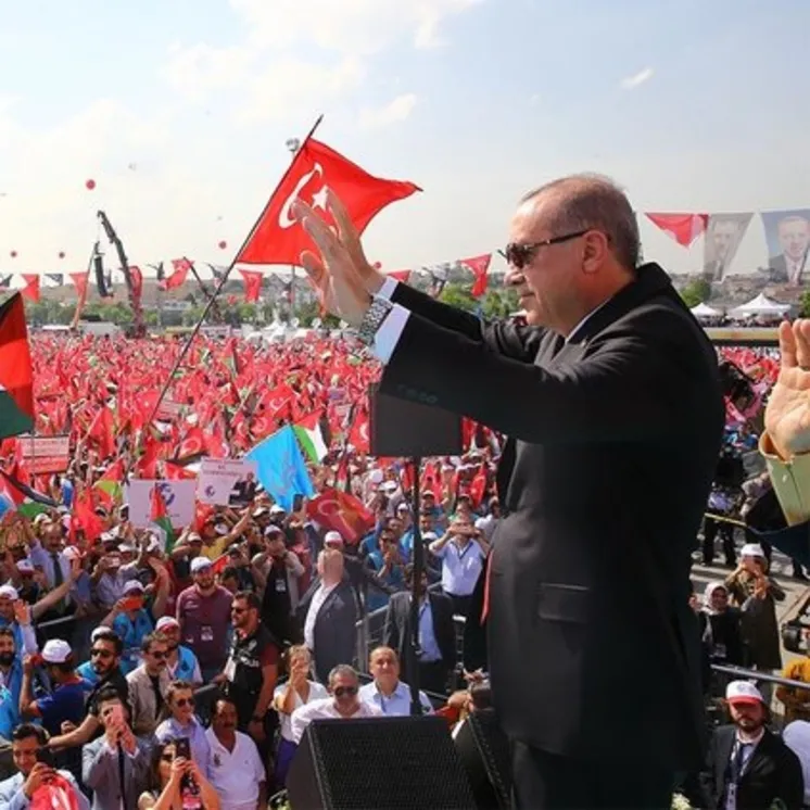 Dev mitinge uluslararası katılım