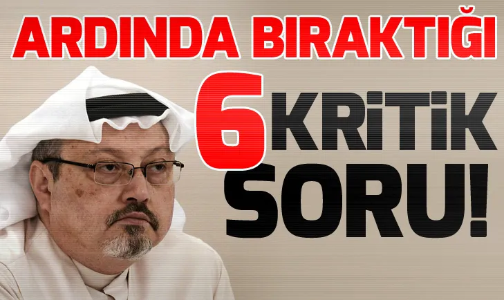Kaşıkçı cinayetinin ardında bıraktığı 6 kritik soru!