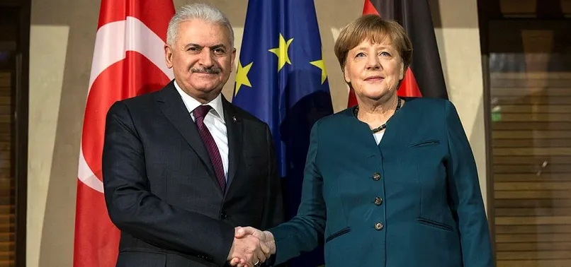 Yıldırım-Merkel görüşmesi sona erdi