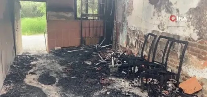 Manisa Alaşehir’de ev yangını: 1 yaralı