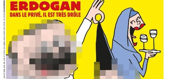 İğrenç ve ahlaksızsın Charlie Hebdo! Fransız dergisinden Başkan Erdoğan’a yönelik kahpece saldırı