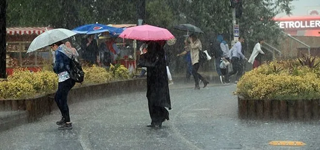 Sağanak yağış bu sefer kuvvetli geliyor! Meteoroloji gün vererek uyardı! İstanbul Ankara ve İzmir hava durumu...