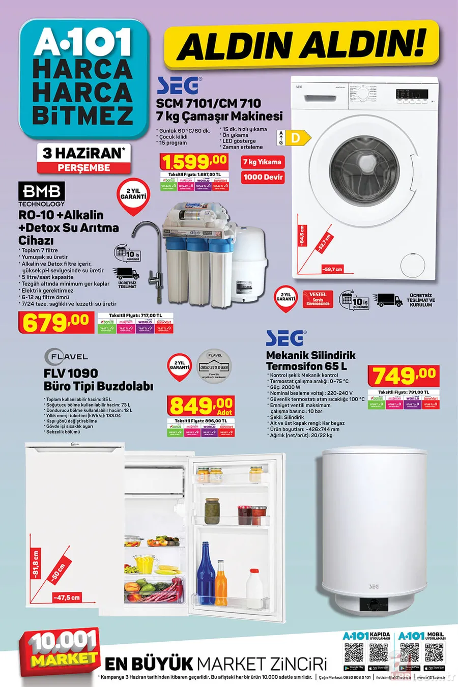 A101'de her cebe uyan indirim! 29 Mayıs A101 aktüel ürünler kataloğunda indirim fırtınası! İşte o liste... 16