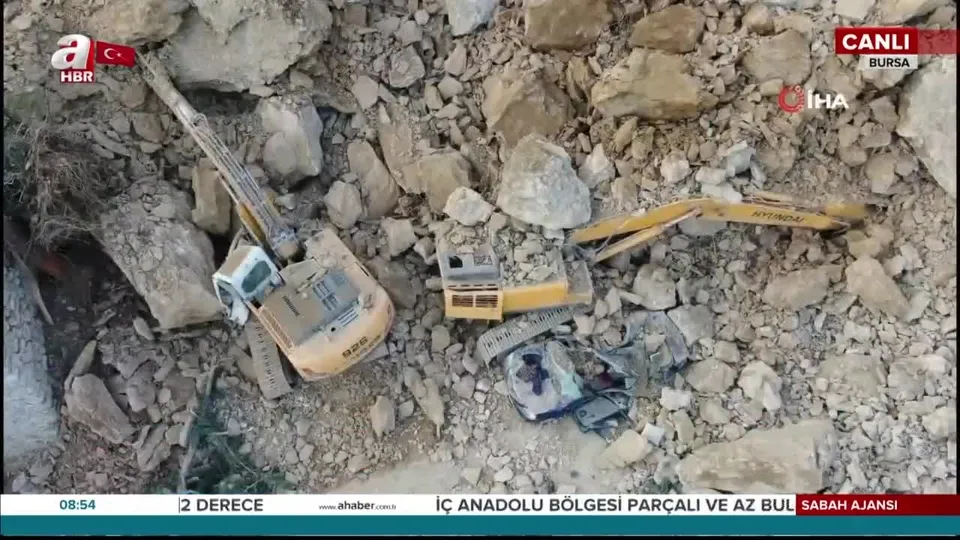 Bursa’da heyelan faciası: 1 kişi öldü