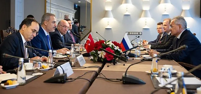 Dışişleri Bakanı Fidan Rusya Dış İstihbarat Servisi Başkanı Narışkin ile görüştü