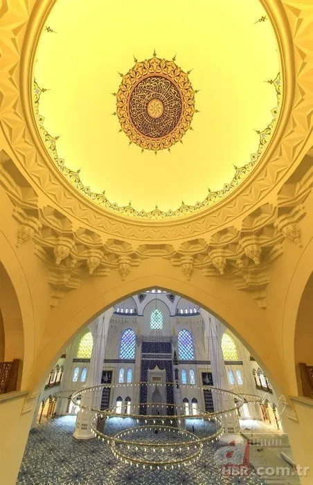 Çamlıca Camii’nin içi ilk defa görüntülendi!