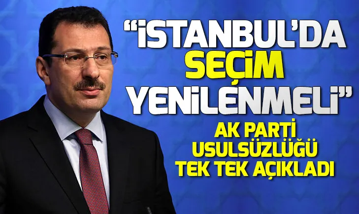 İstanbul seçim sonuçlarında son dakika! AK Parti’den İstanbul açıklaması