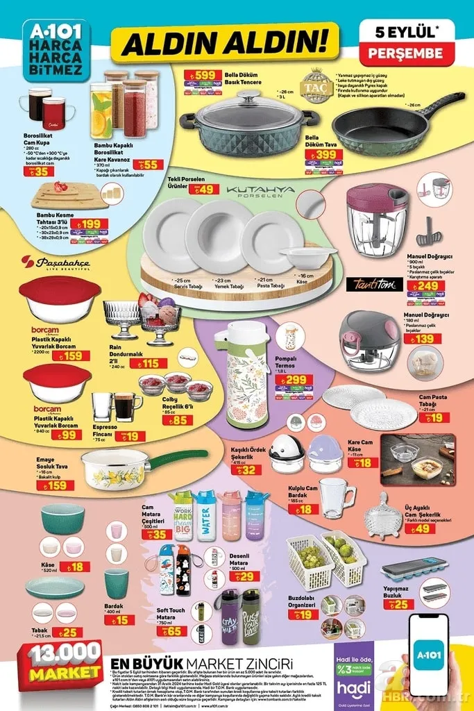 A101 kataloğu ev hanımlarına özel geldi: İndirimlerde yok yok! 5