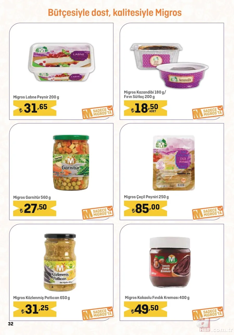 Migros 26 Nisan indirim kataloğu yayında! Migros’da 5KG Un 69,00 TL, Süzme Peynir 59,90 TL, Salça 39,95 TL, Ayçiçek Yağı 5L 199,95 TL’den satışta 7
