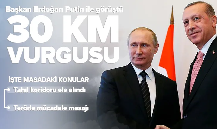 Başkan Erdoğandan Putin ile kritik görüşme
