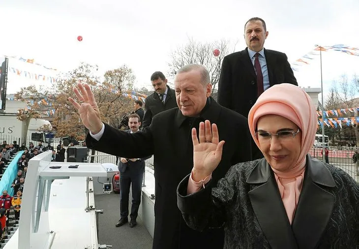 Başkan Erdoğan’a Ankara’da coşkulu karşılama