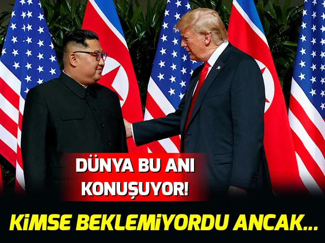 Trump ve Kim, Singapur’da buluştu