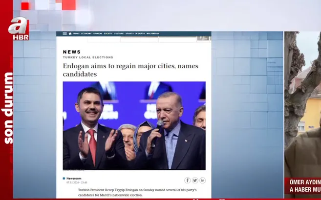 Murat Kurum’un adaylığı dünya basınında