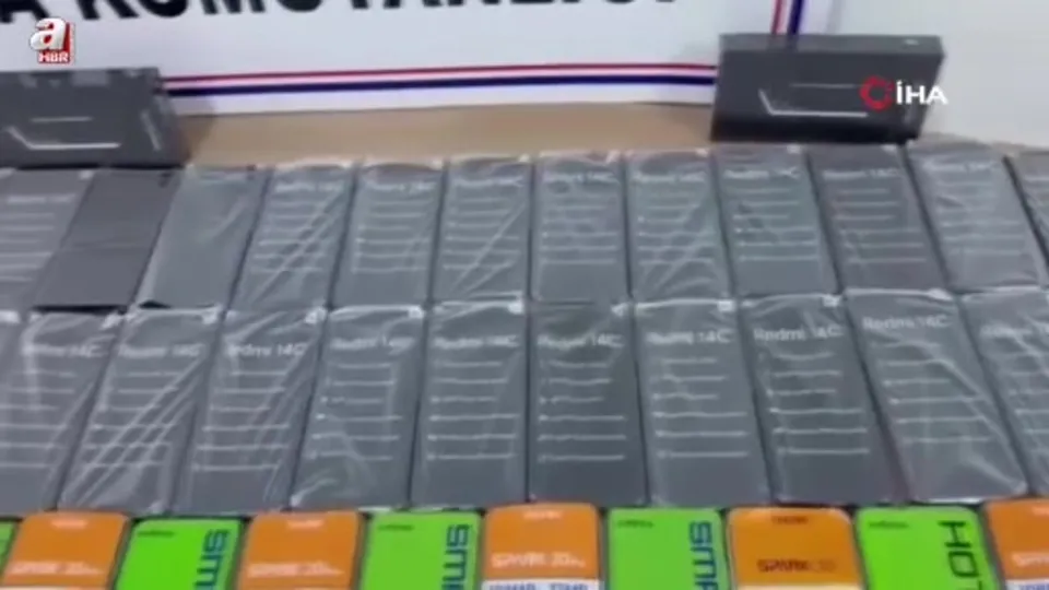 132 kaçak cep telefonu ele geçirildi