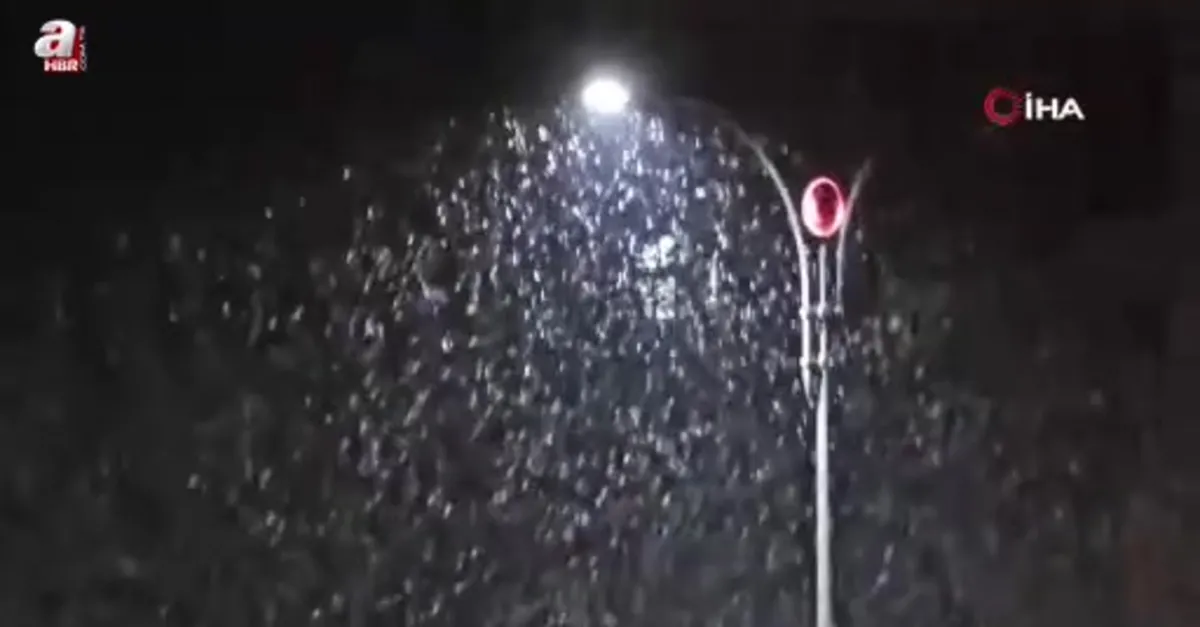 Siirt'te kar yağışı