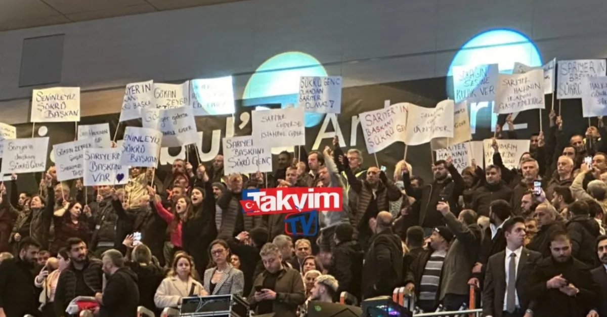 İmamoğlu'na CHP'lilerden Sarıyer protestosu