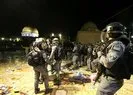 Terörist İsrail Mescid-i Aksa'da kan döktü!