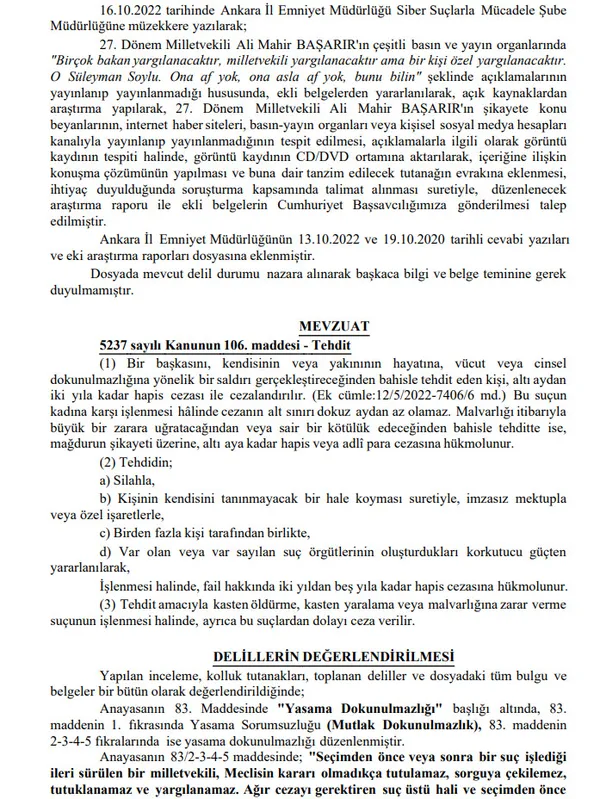 AK Parti ve bakanları tehdit eden CHP’li vekil Ali Mahir Başarır hakkında fezleke hazırlandı