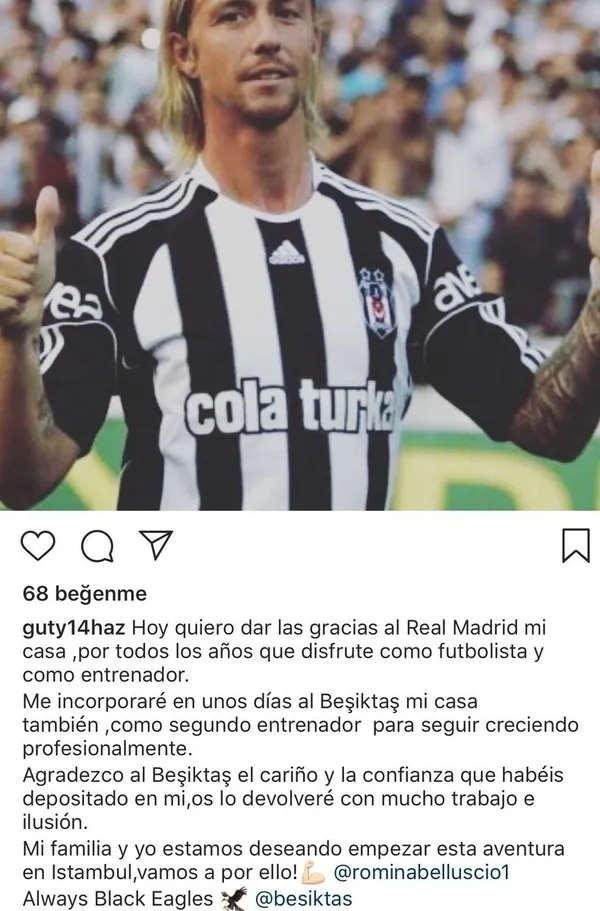 Guti, Beşiktaş'a transfer olduğunu açıkladı! - 1