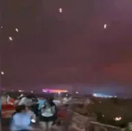 Gökten dron yağdı!
