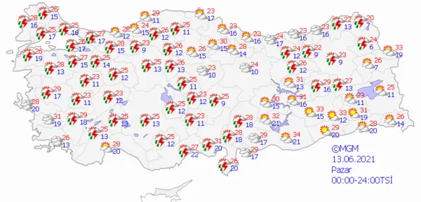 1623250505830.png Meteoroloji'den çok sayıda ile sağanak yağış uyarısı! İstanbul Ankara İzmir'de yağmur yağacak mı? 5 günlük hava durumu - 7
