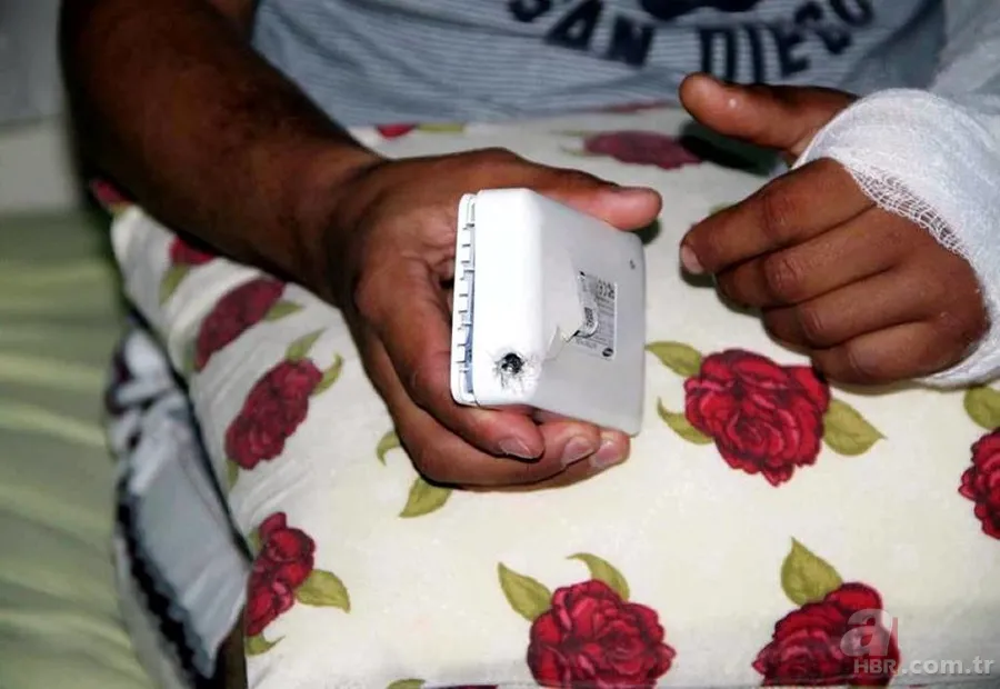 Terörist kurşunundan göğsündeki batarya sayesinde kurtuldu 6