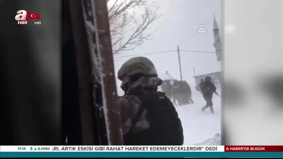 Erzurum’da PKK’lı teröristin yakalanma anı kamerada |Video